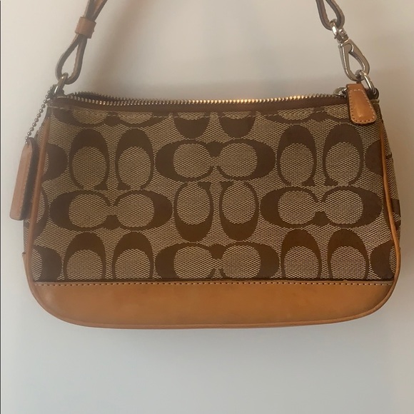 brown coach mini bag